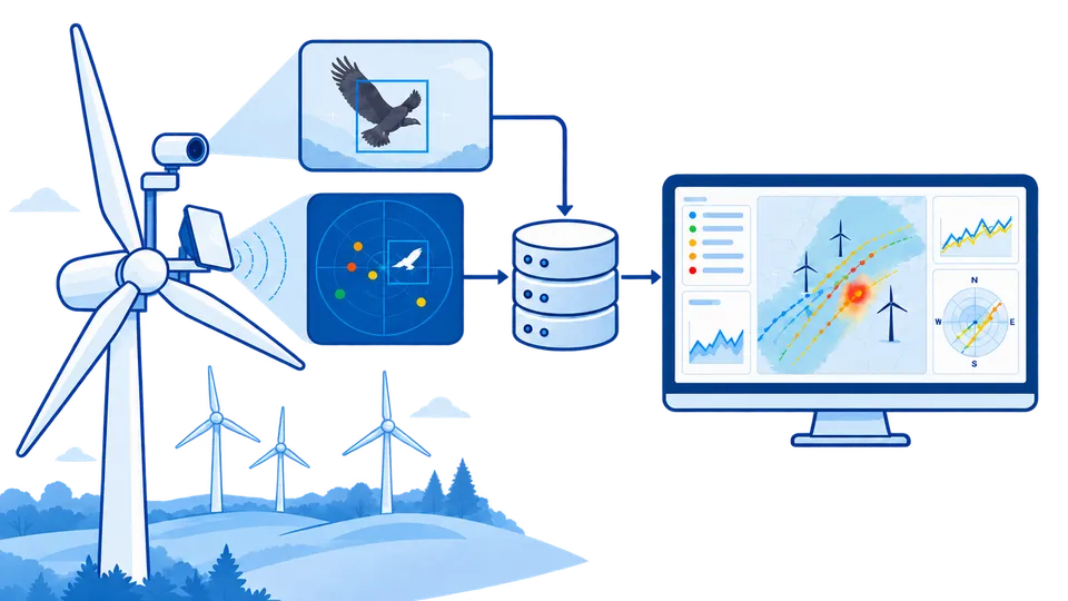 Bird Behavior Analysis Around Wind Turbines